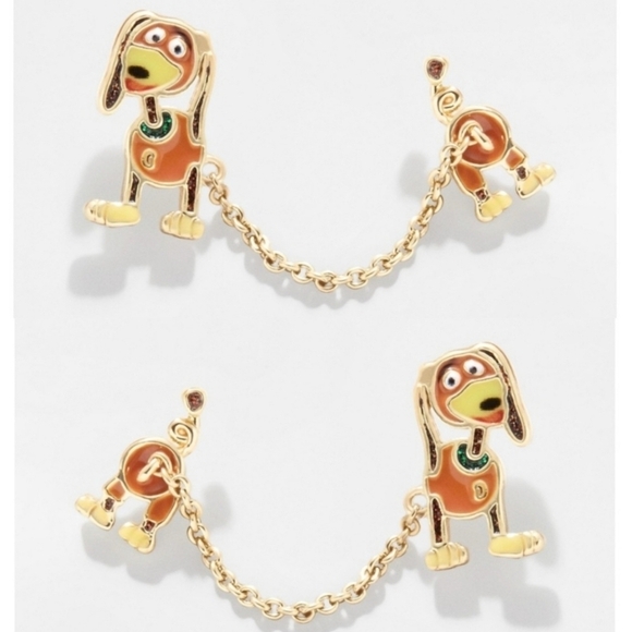 🔹️ Disney🔹️ Baublebar Pixar Toy Story slinky dog earrings ✨️🐶 - Picture 1 of 4